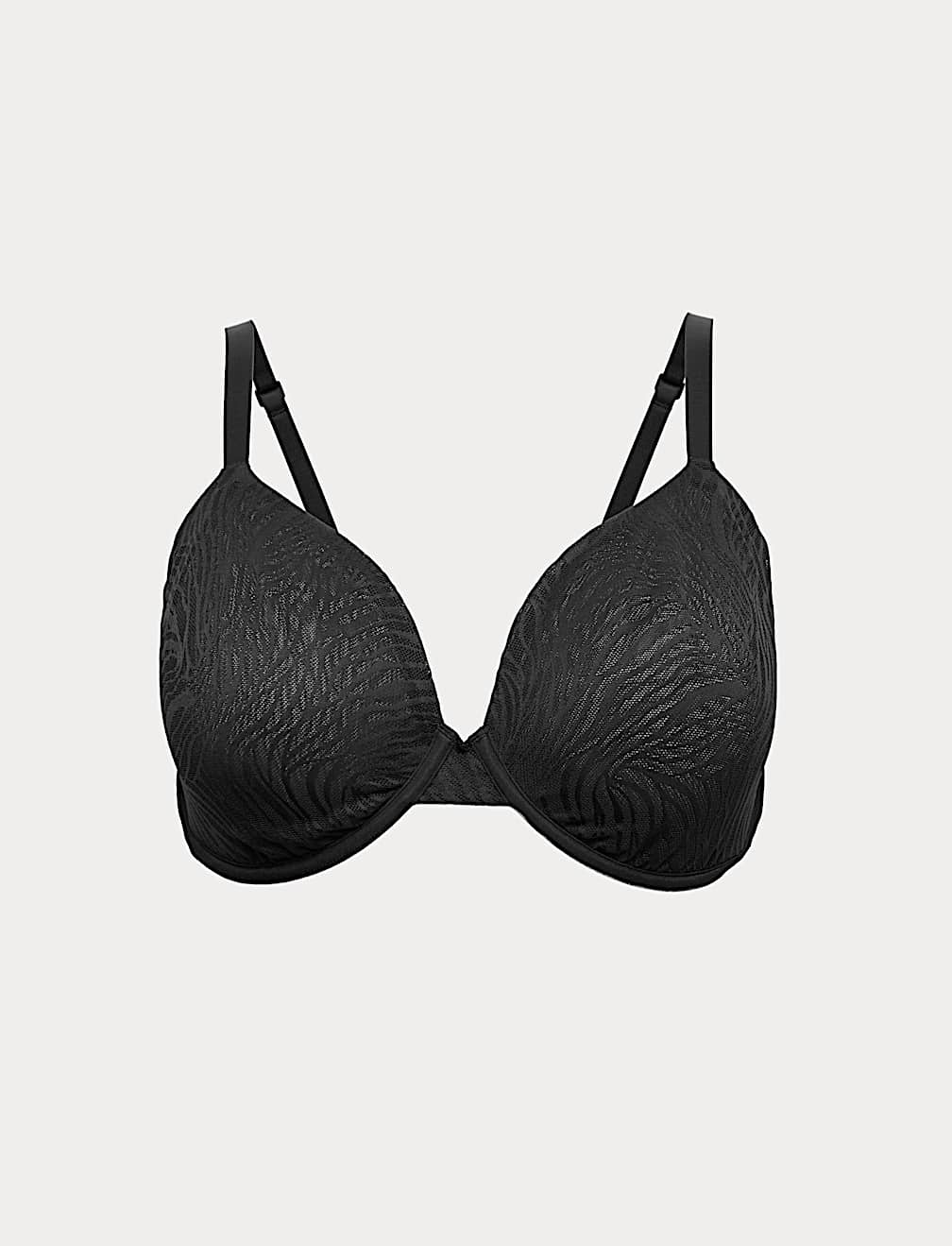 Body Lace Wired Demi Cup Bra (F+)
