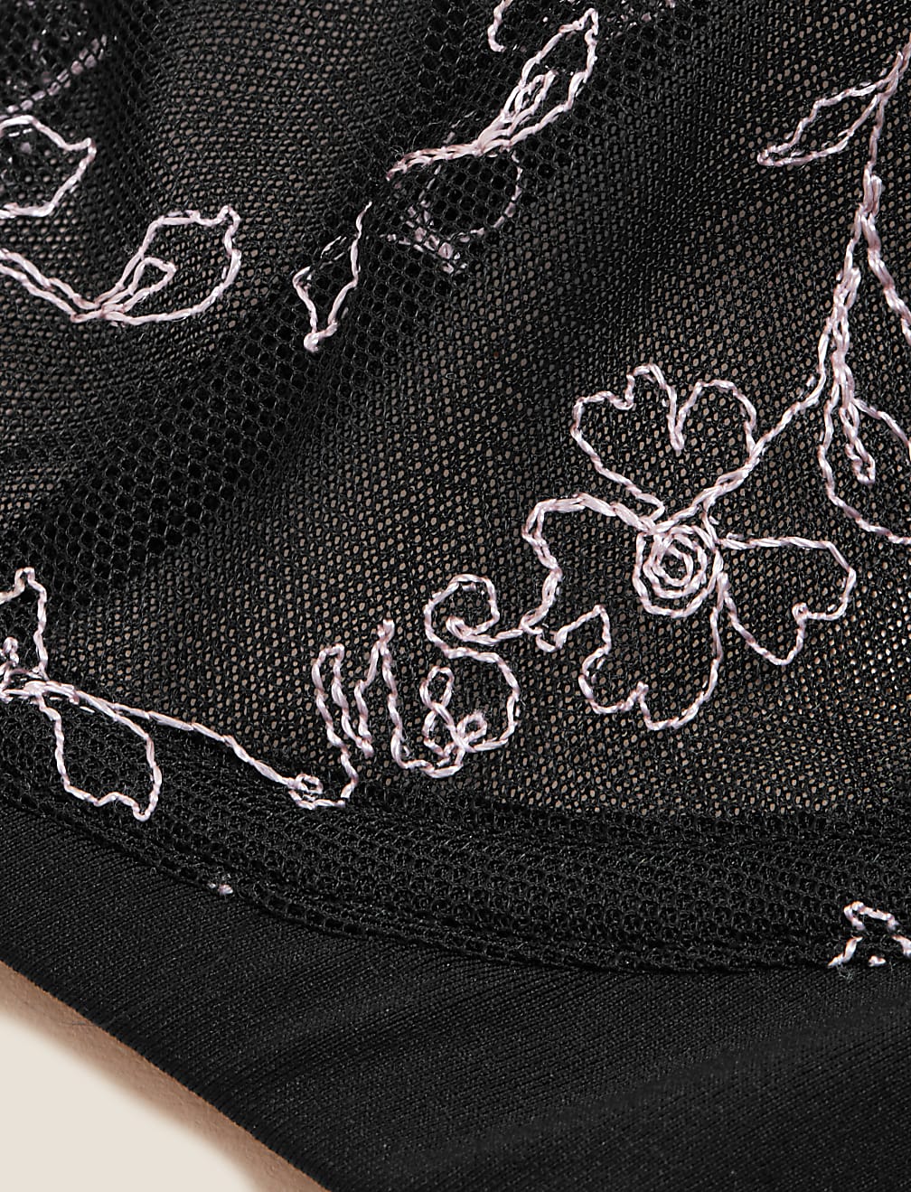 Archive Embroidery Wired Plunge Bra