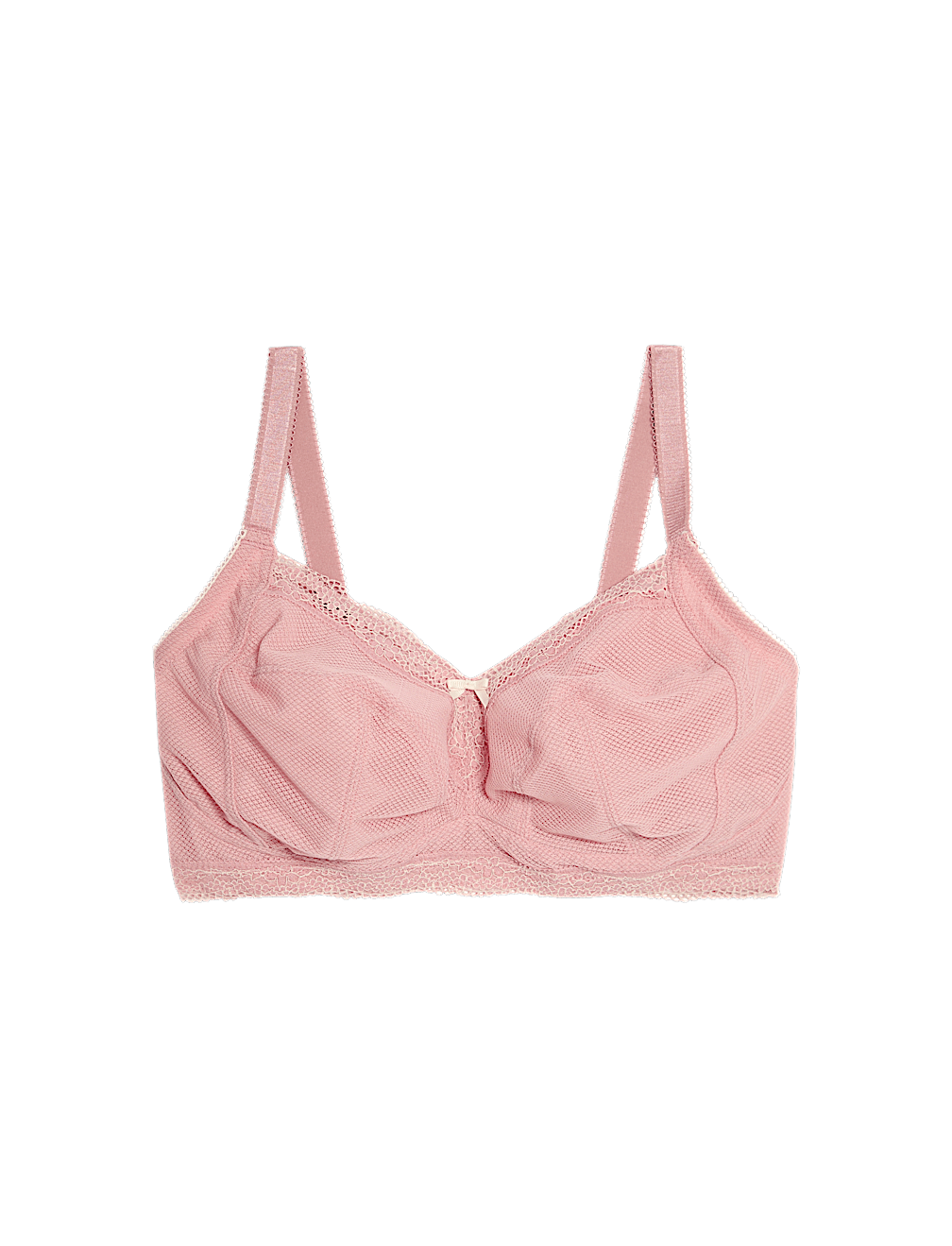 Jasmine Lace Trim Non Wired Bralette F+