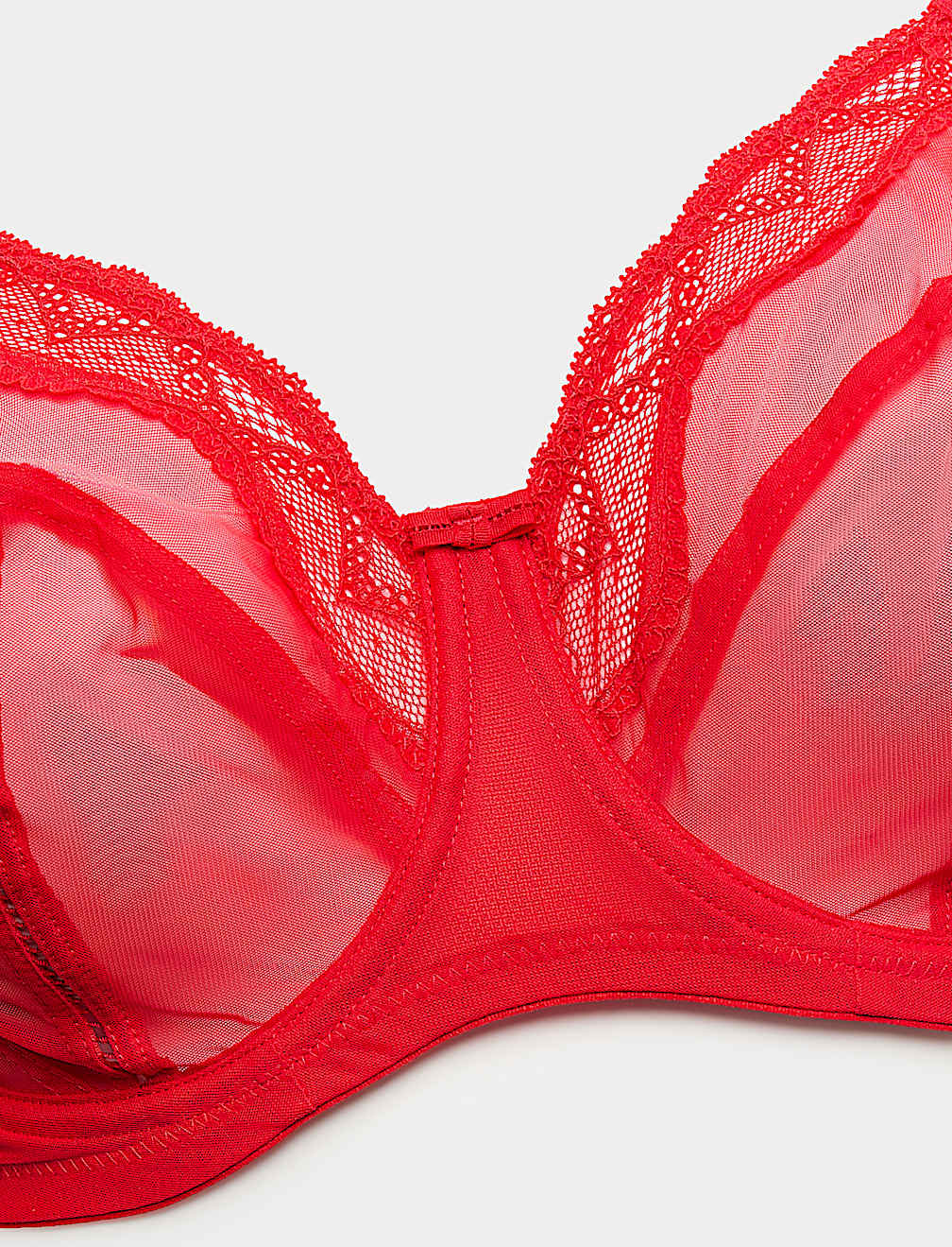 Mesh Wired Extra Support Bra (F-J)