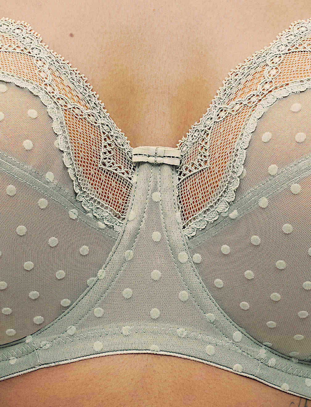 Mesh Wired Extra Support Bra (F-J)