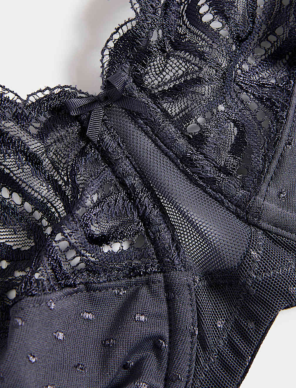 Amelia Lace Wired Minimiser Bra (C-H)