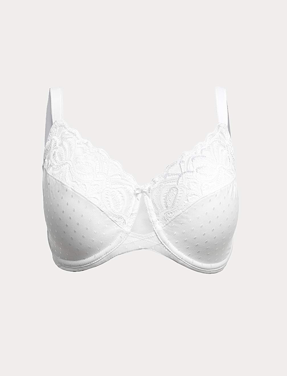 Amelia Lace Wired Minimiser Bra (C-H)