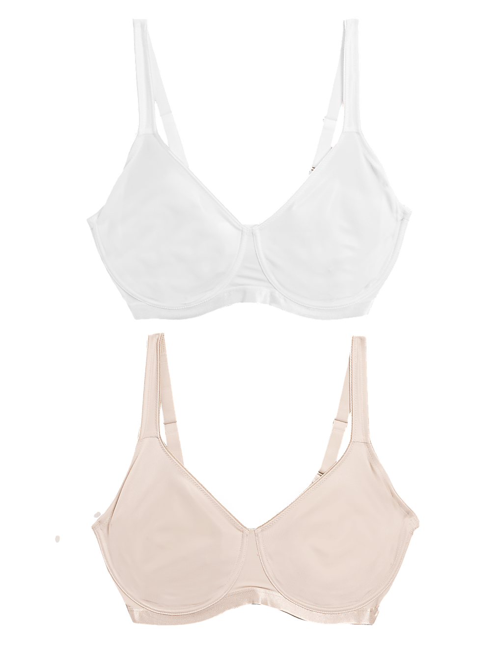 2pk Wired Minimiser Bras C-H