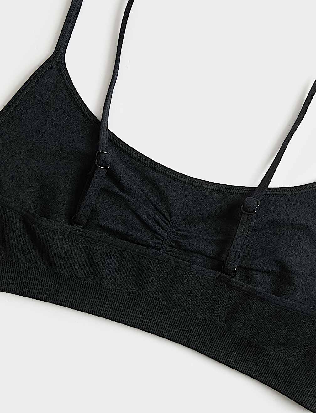 3 Pack Seamless Non Wired Micro Crop Tops