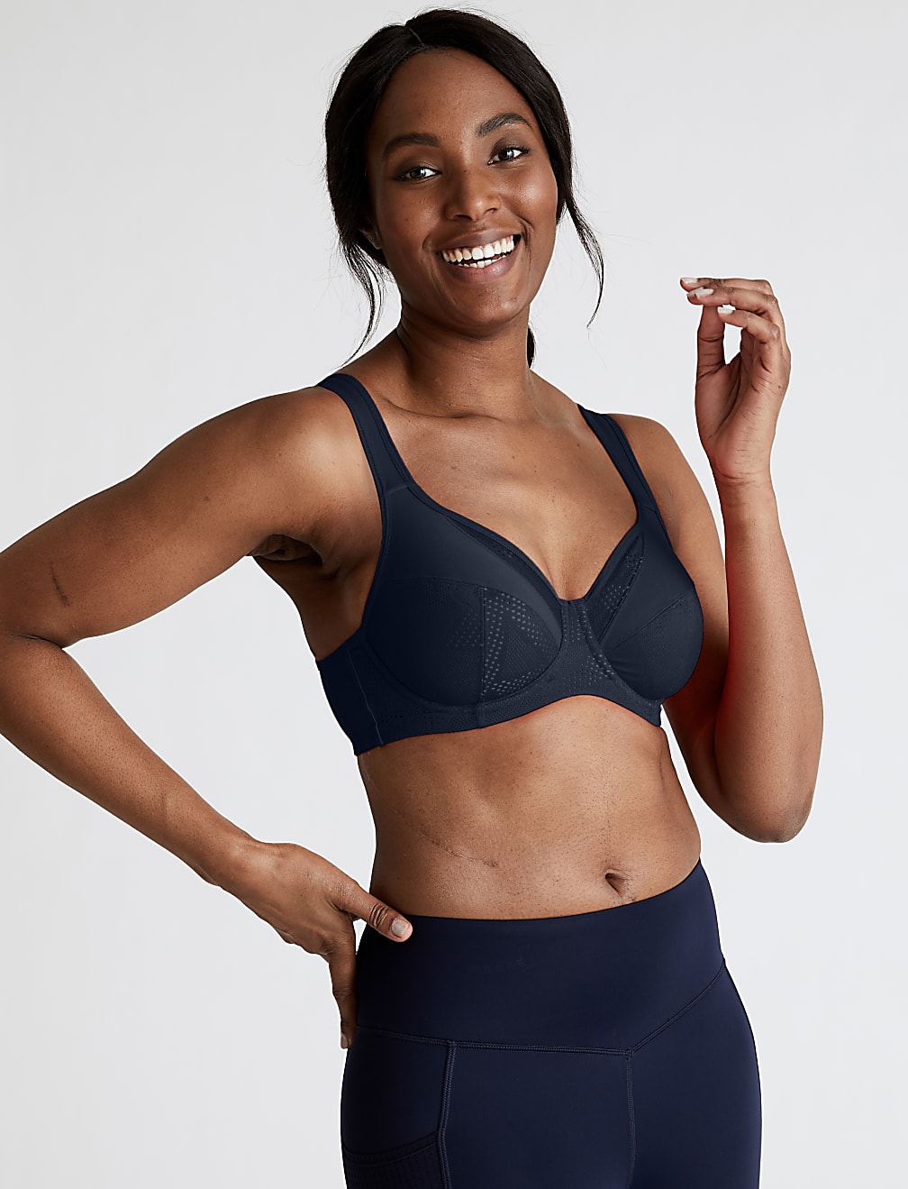 2pk High Impact Underwired Sports Bras A-H