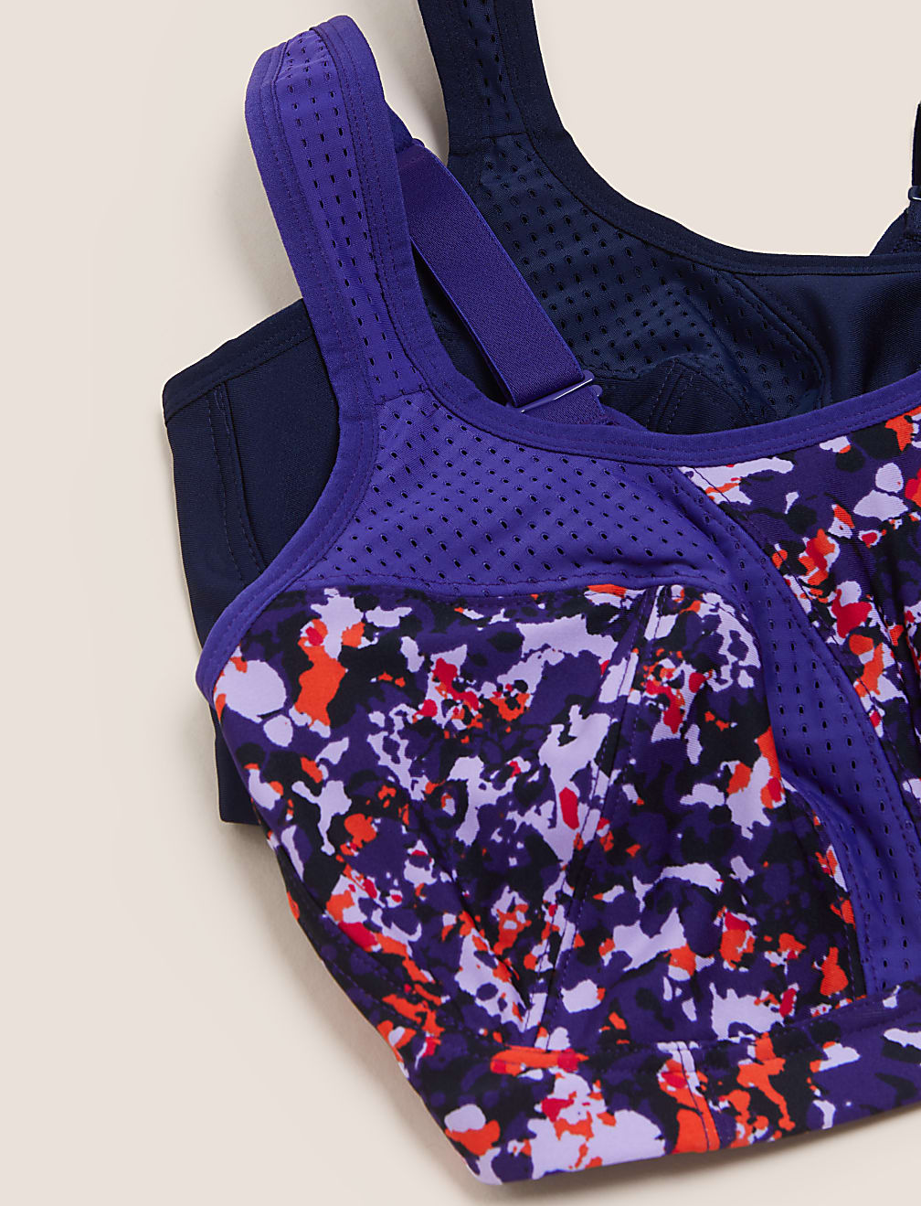 2pk Ultimate Support Non Wired Sports Bras A-E