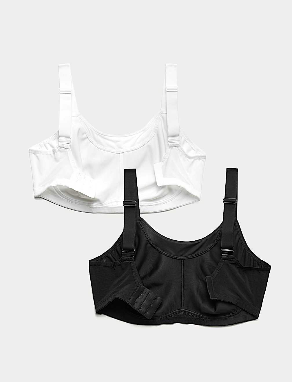 2pk Ultimate Support Non Wired Sports Bras (A-H)
