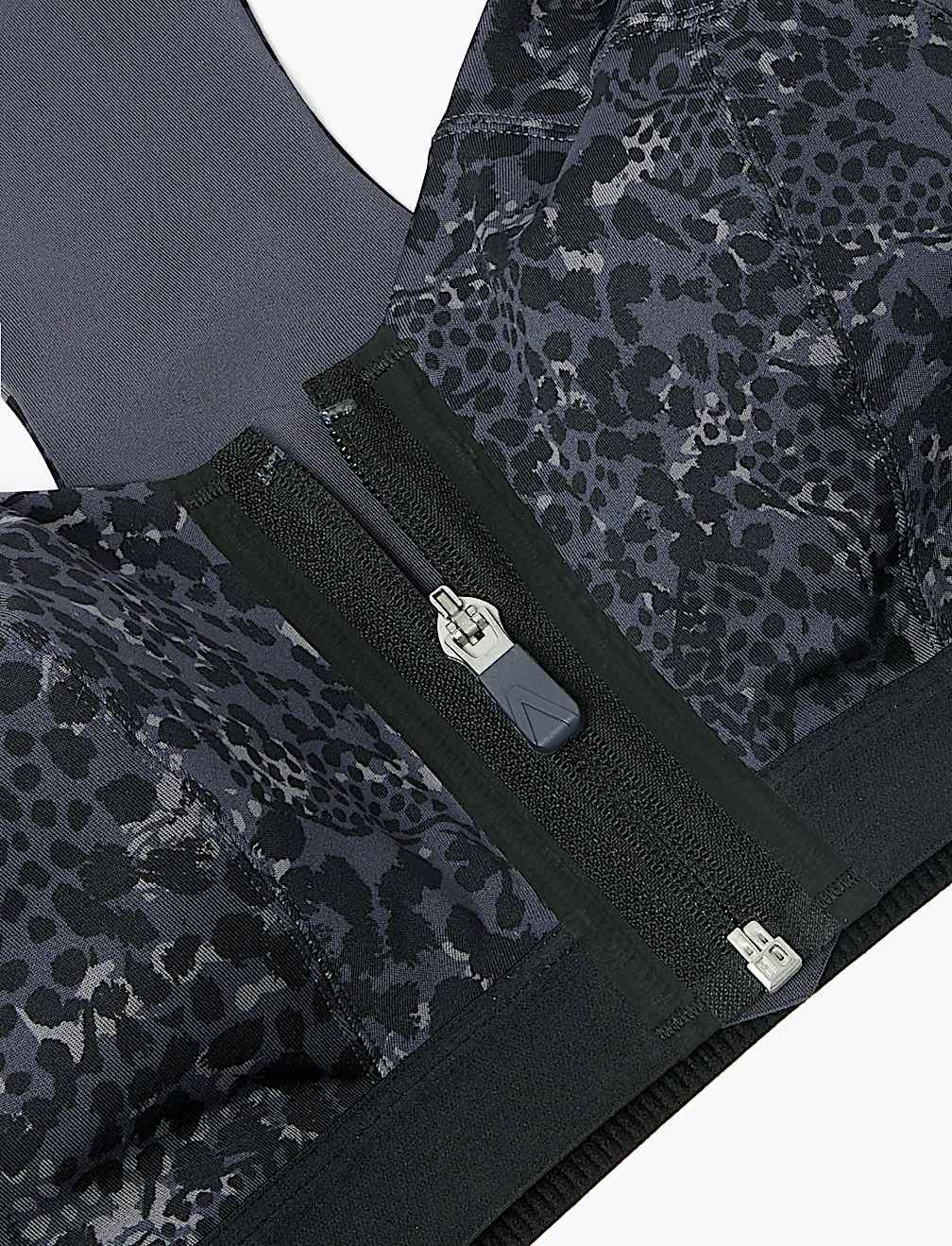 Extra High Impact Zip Front Sports Bra A-H