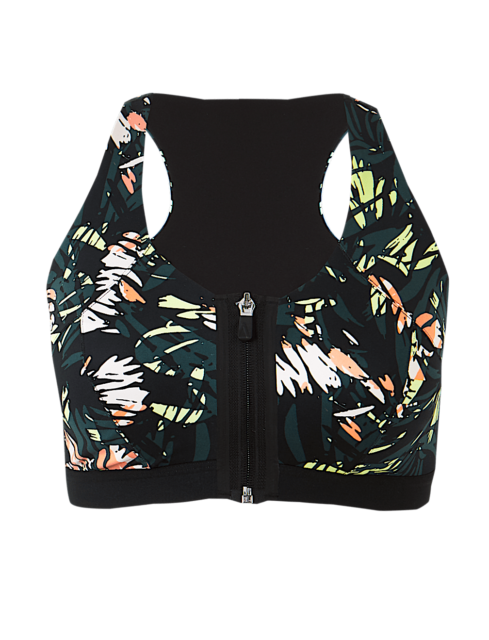 Extra High Impact Zip Front Sports Bra A-H