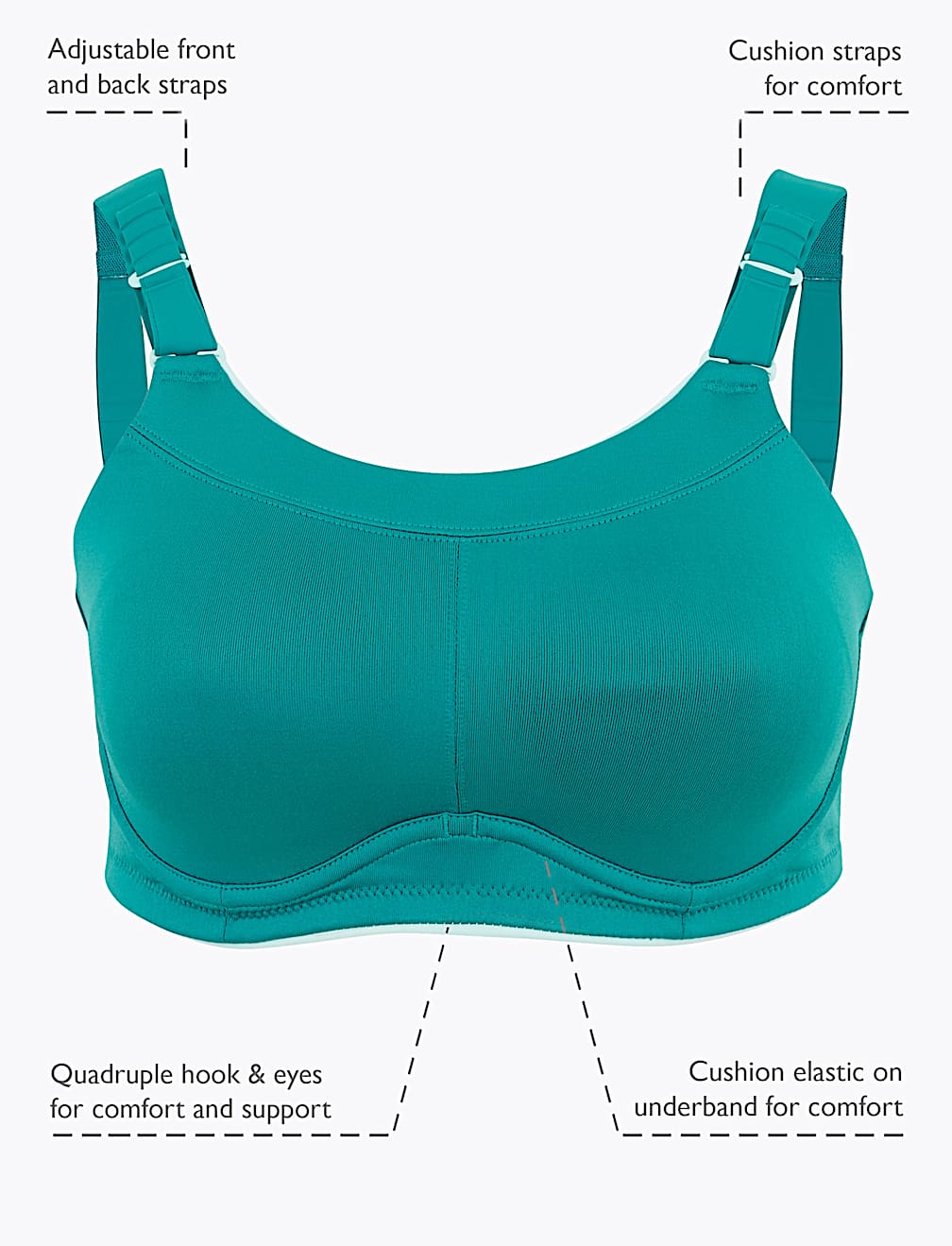 Extra High Impact Serious Sports Bra A-G