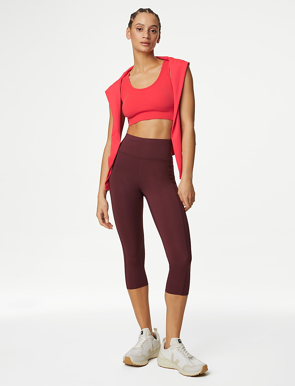 Seamless Medium Support Sports Bra A-E