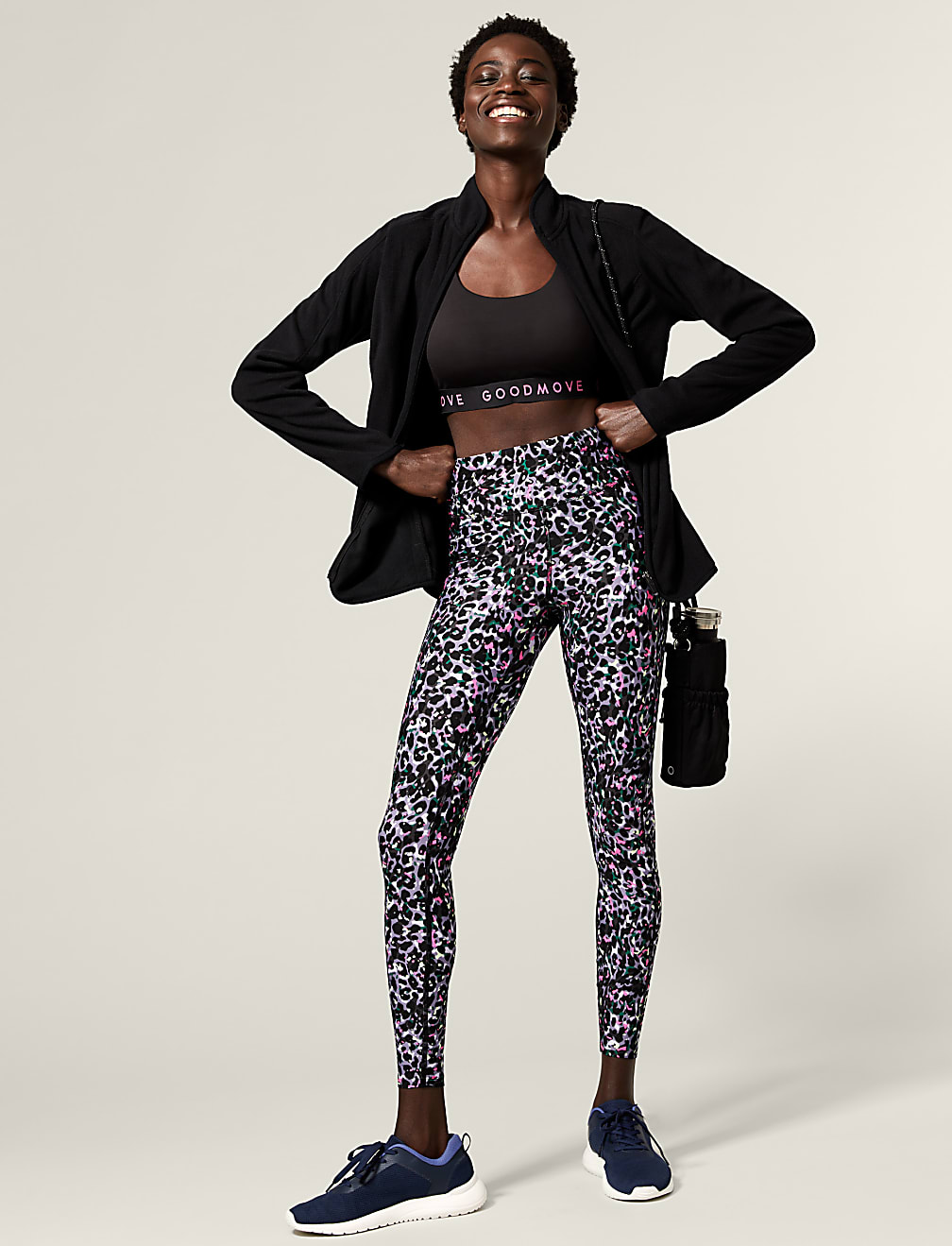 Medium Support Non Wired Crop Top A-E