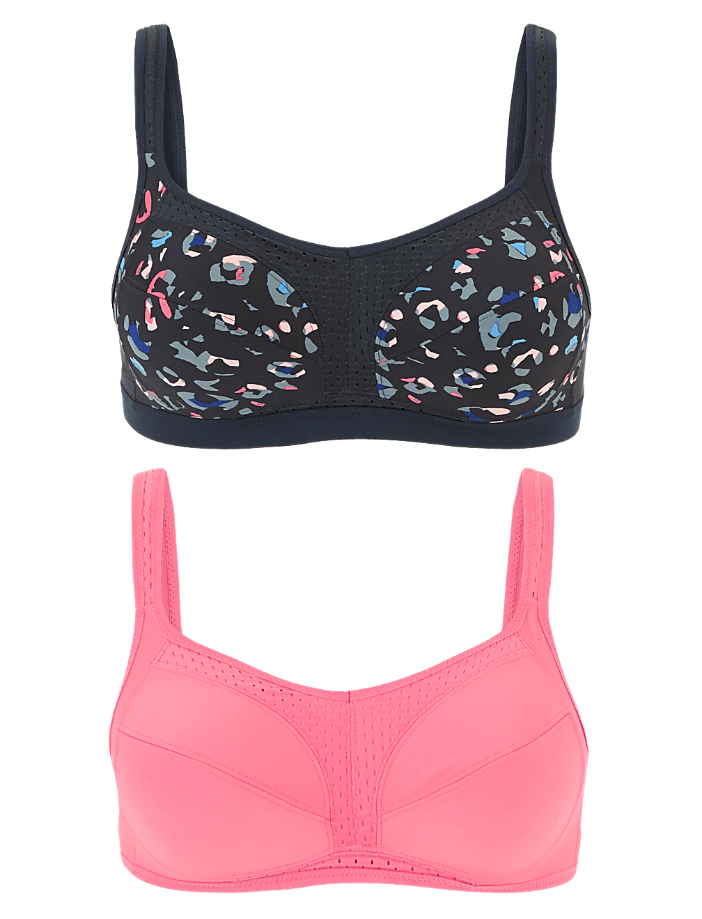 2 Pack High Impact Sports Bras A-G