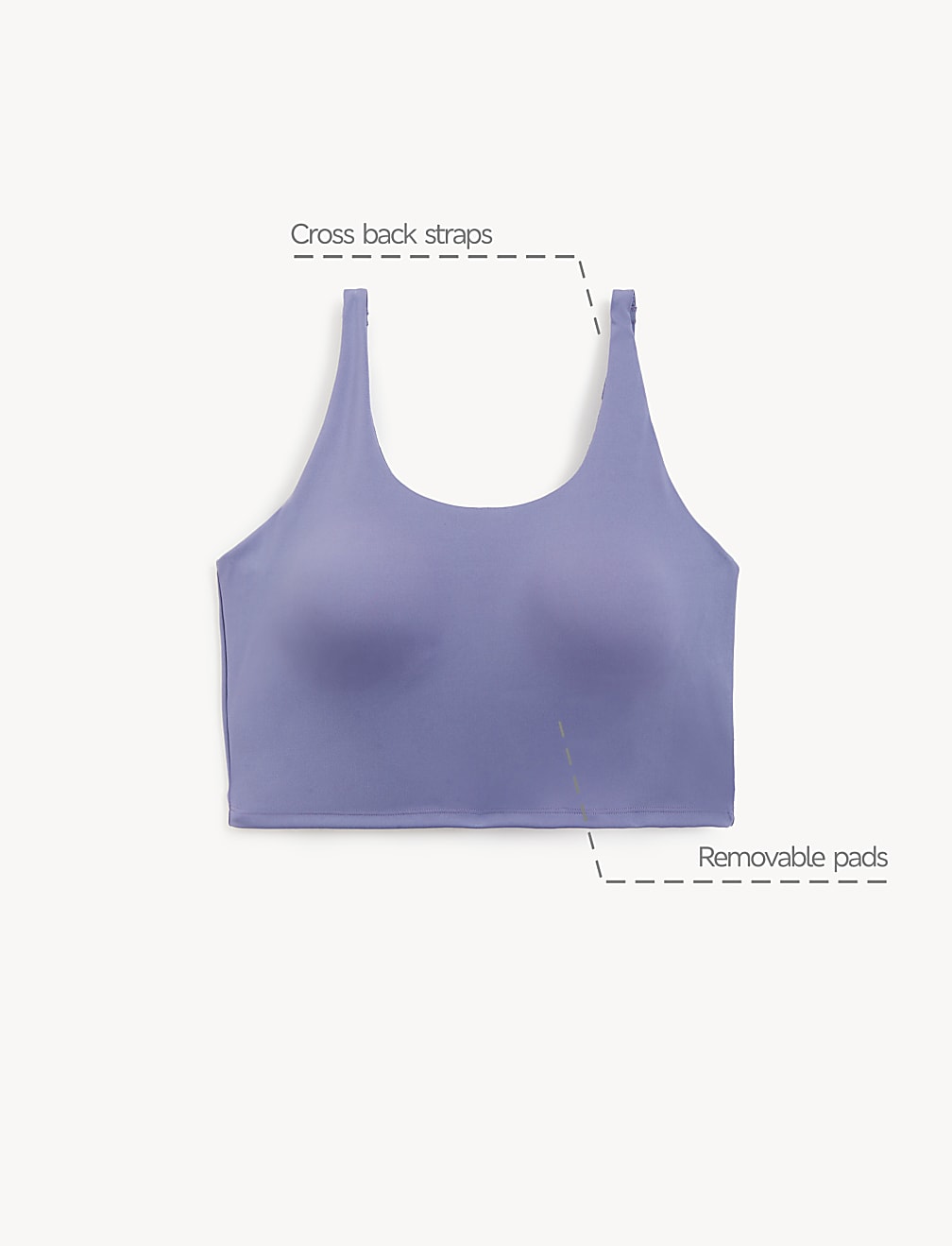 Medium Support Non Wired Sports Bra A-E