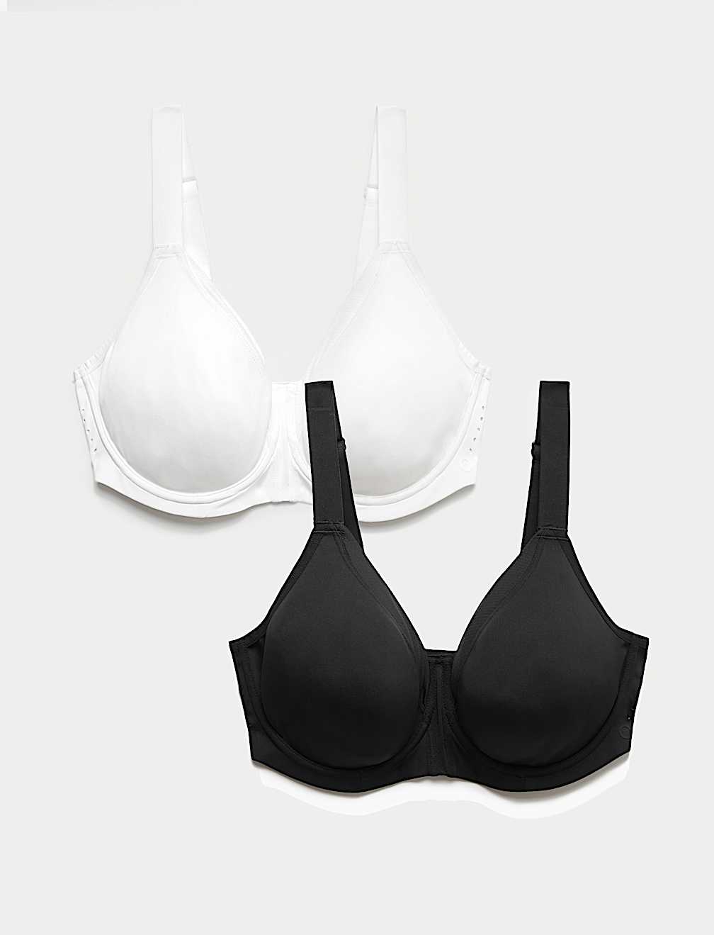 2pk Ultimate Support Wired Sports Bras A-H