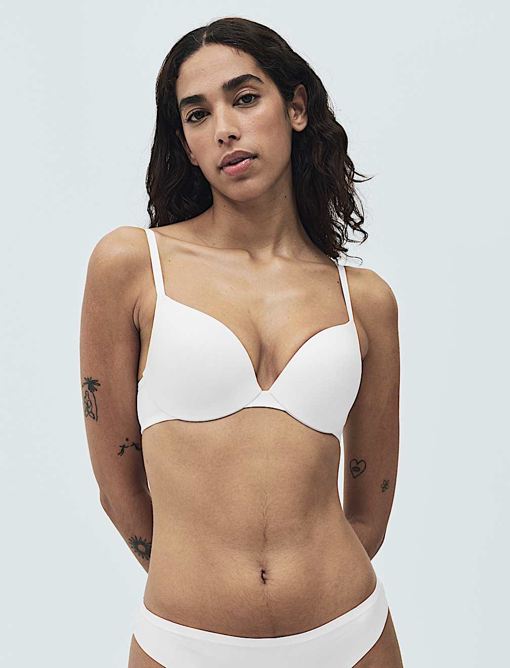 Body Invisibles&trade; Wired Push Up Plunge Bra (A-E)
