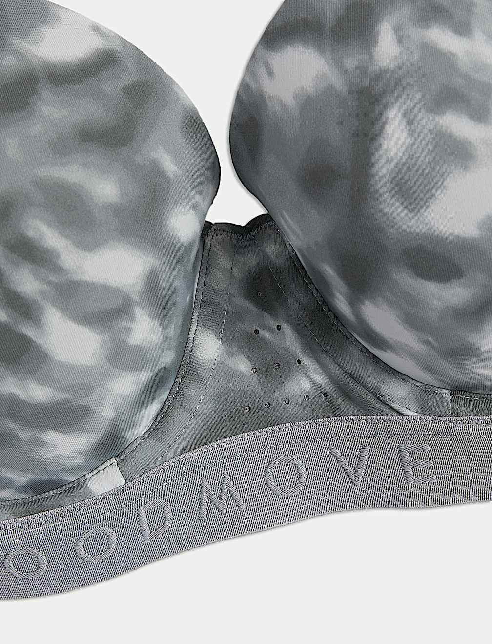 Medium Support Sports Hybrid T-Shirt Bra (A-E)