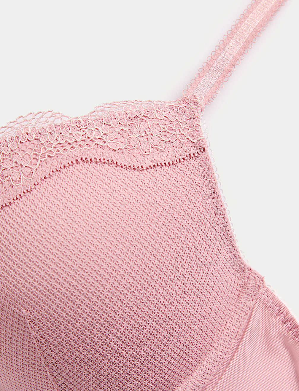 Jasmine Lace Wired Push Up Plunge Bra (A-E)