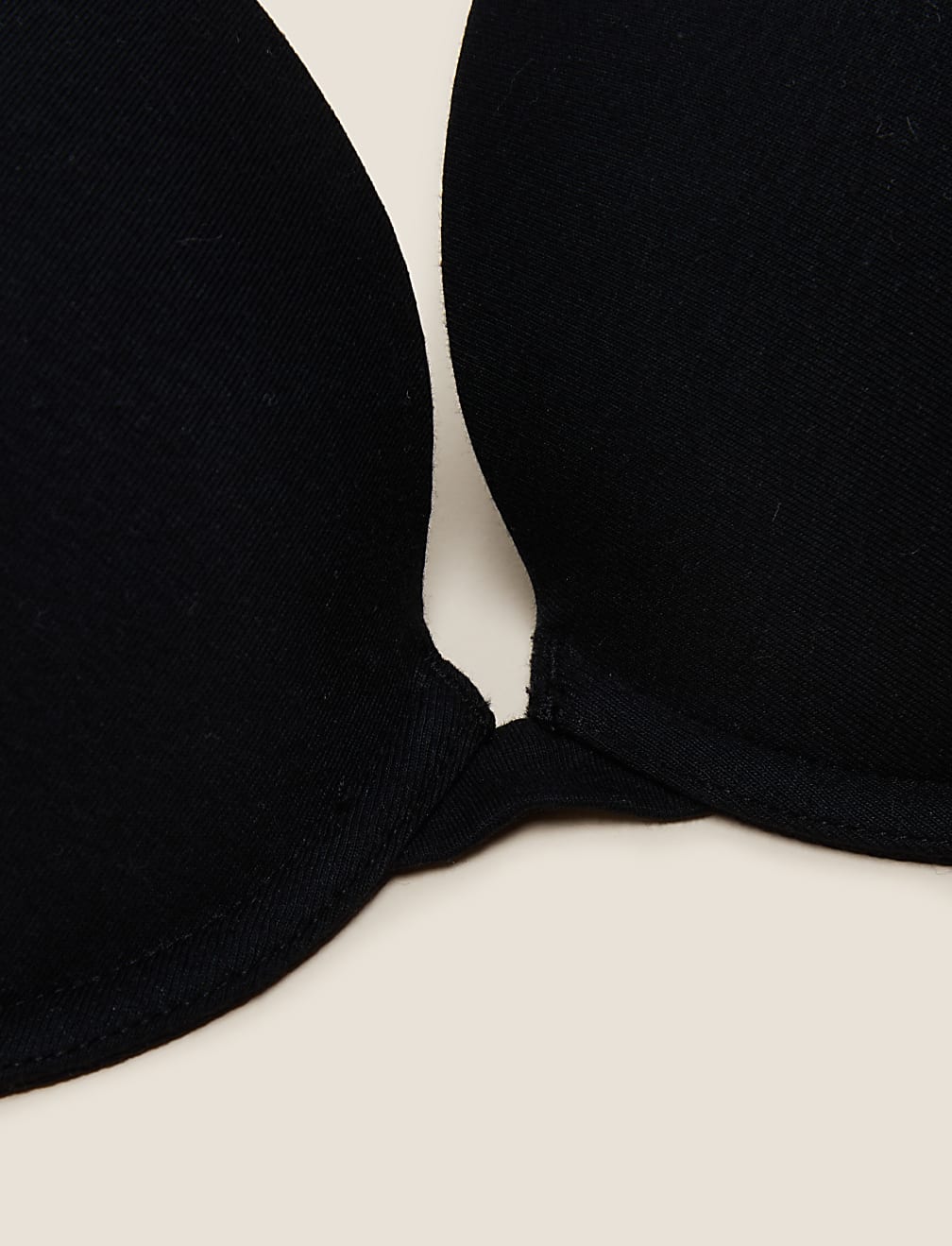 3pk Cotton Wired Push-Up Bras A-E