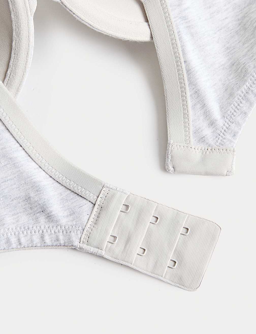 3pk Cotton Wired Push-Up Bras A-E