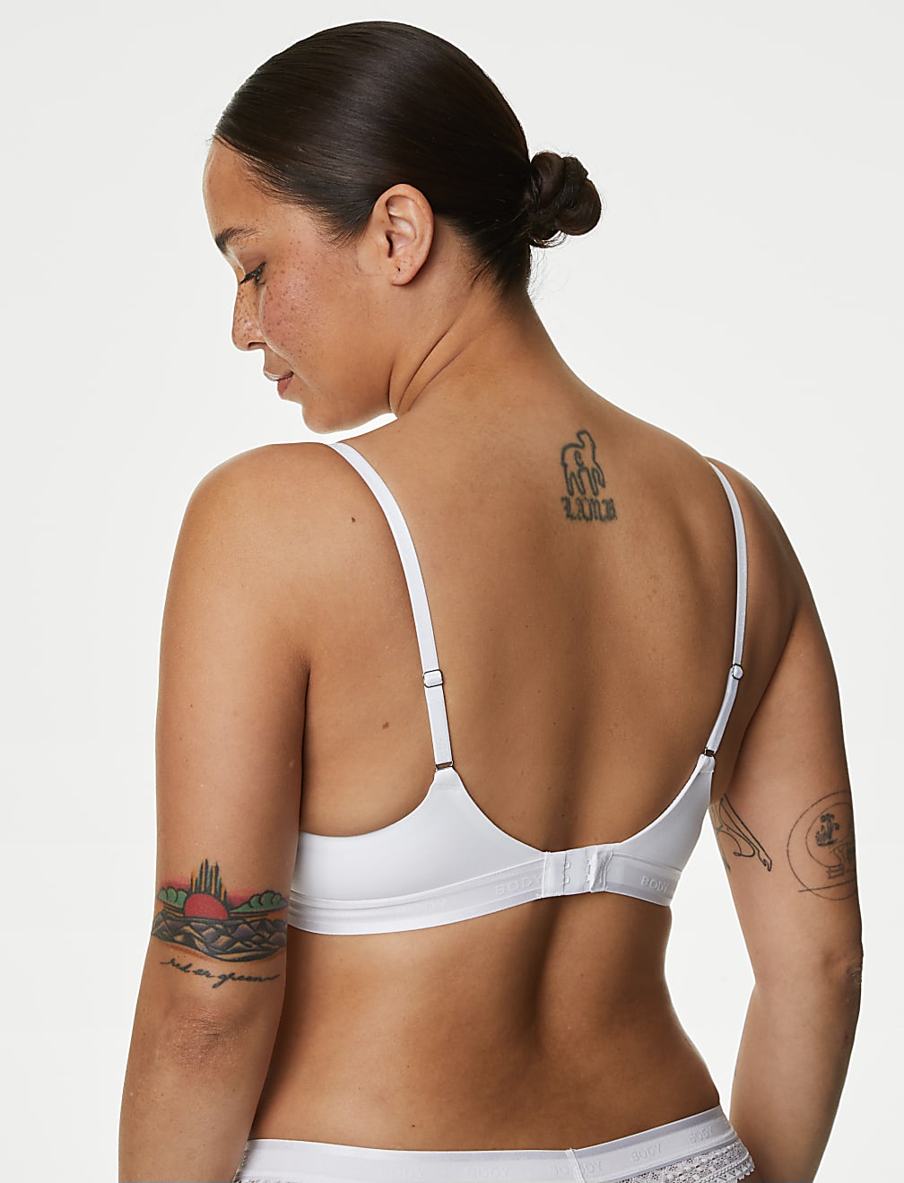 Cotton with Cool Comfort™ Non-Wired Push Up Bra