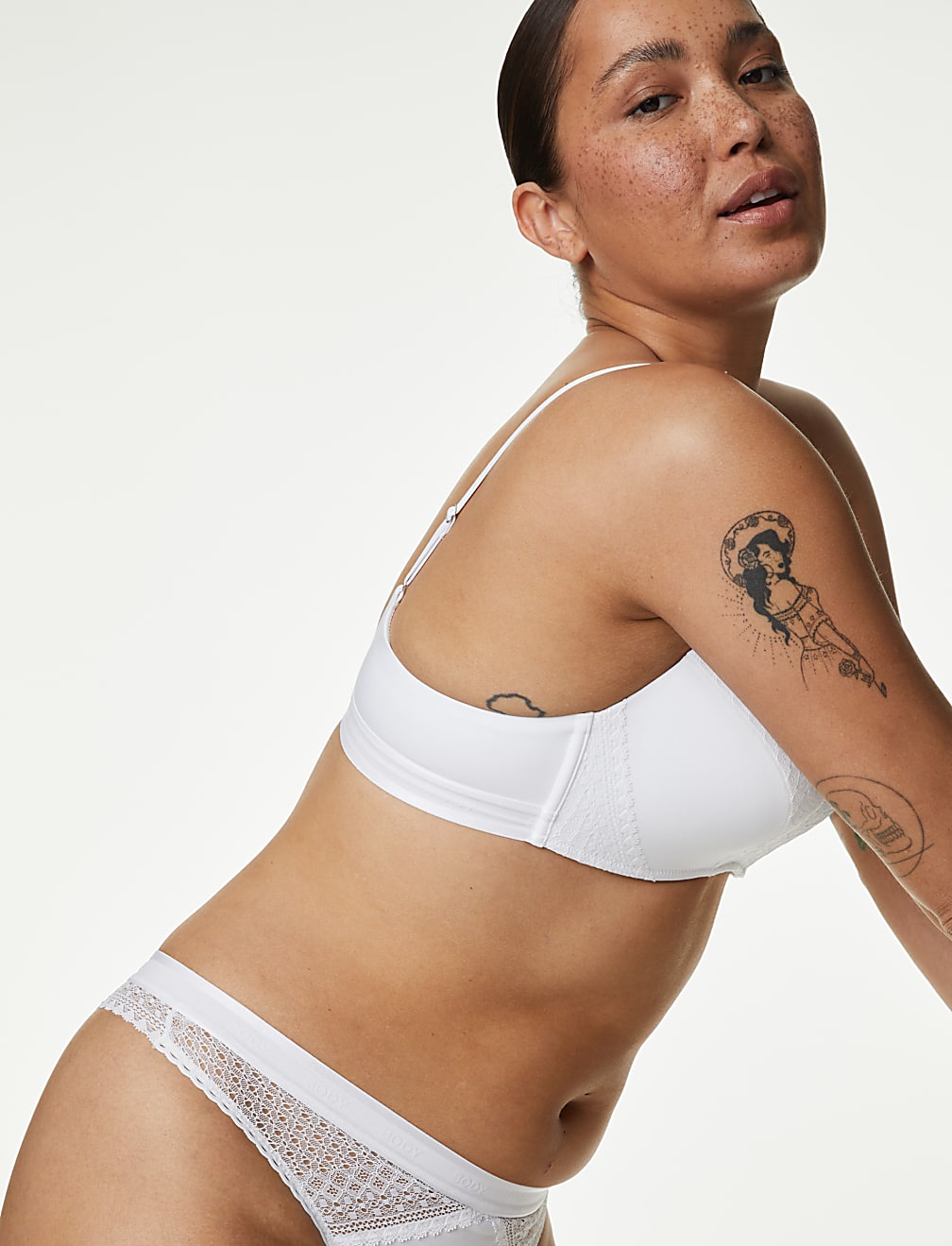 Cotton with Cool Comfort™ Non-Wired Push Up Bra