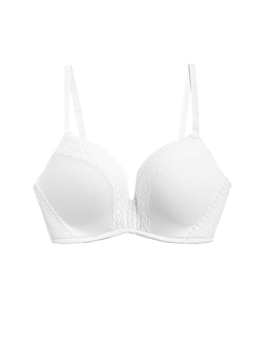 Cotton with Cool Comfort™ Non-Wired Push Up Bra