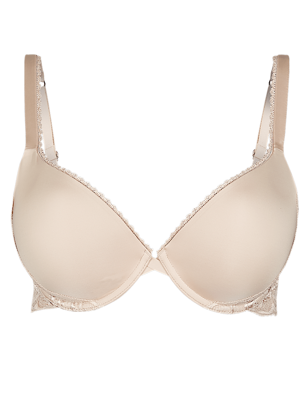 Perfect Fit Padded Push-up Plunge Bra AA-E