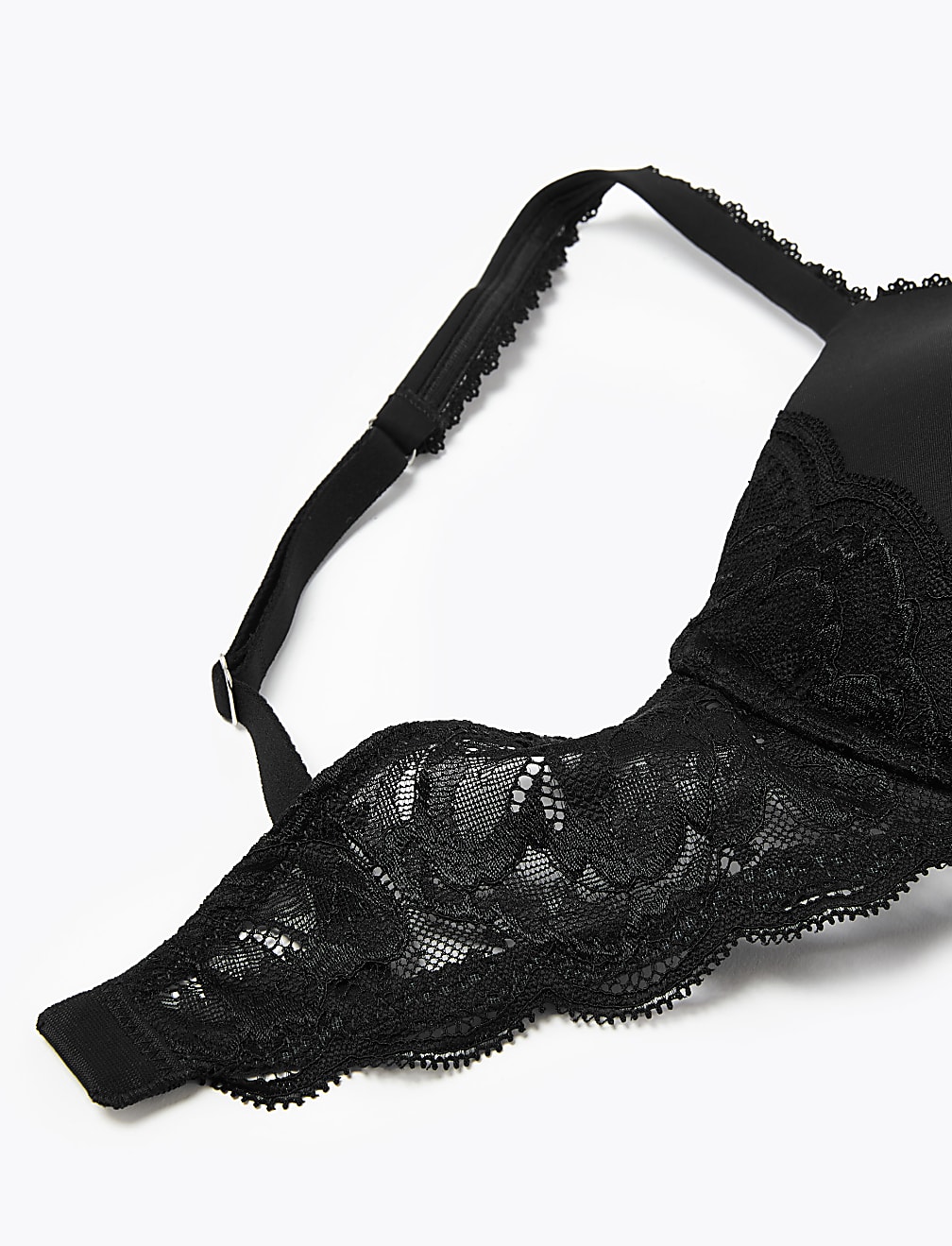 Perfect Fit Padded Push-up Plunge Bra AA-E