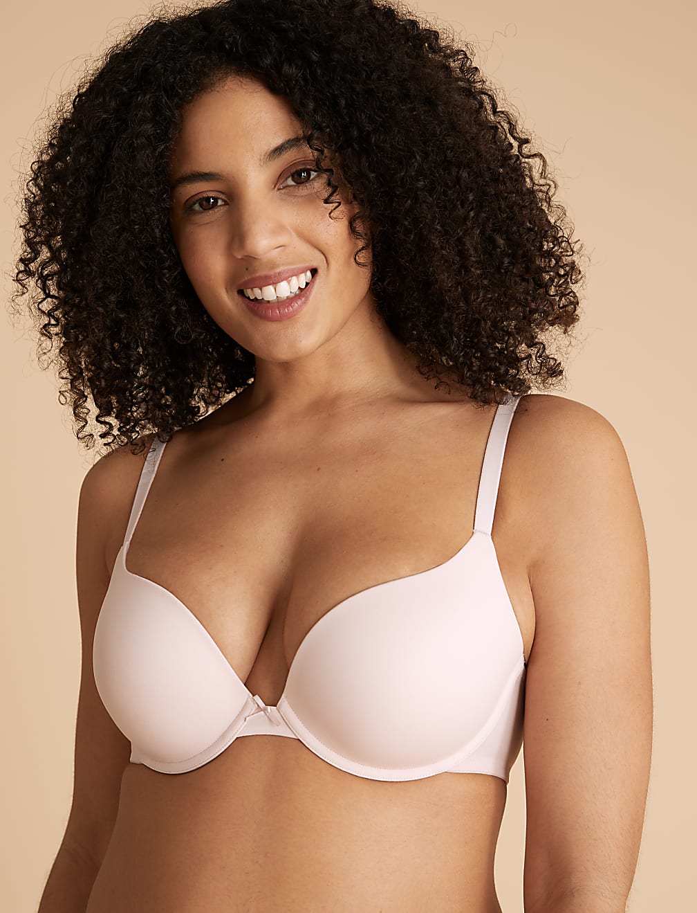 2pk Padded Push-up Plunge T-Shirt Bras