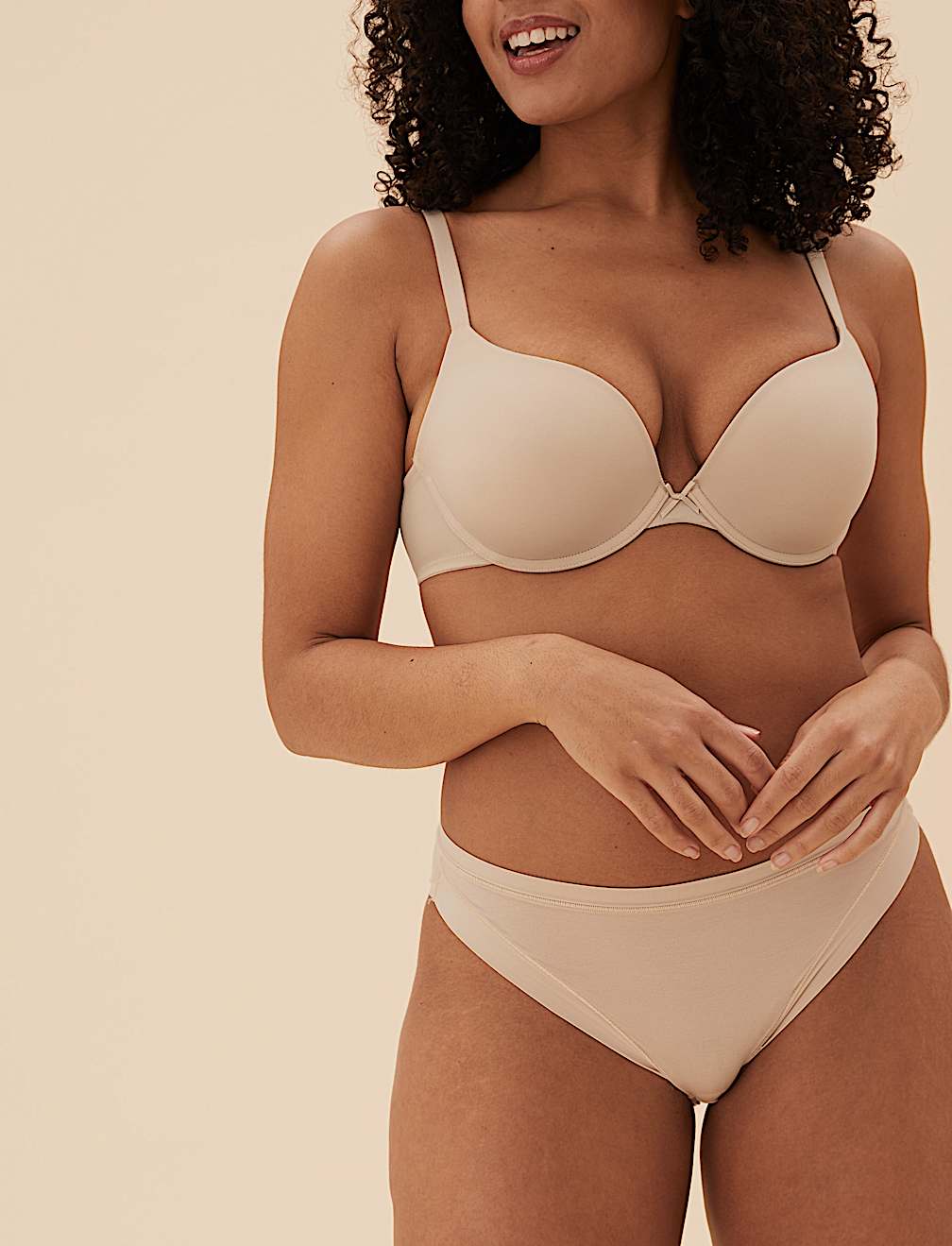 2pk Padded Push-up Plunge T-Shirt Bras