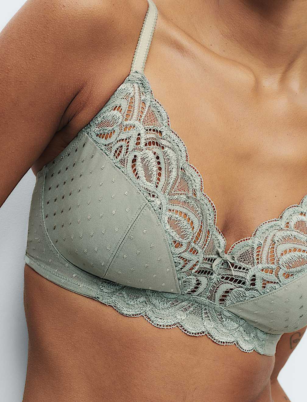 Amelia Lace Non Wired Full Cup Bra (A-E)