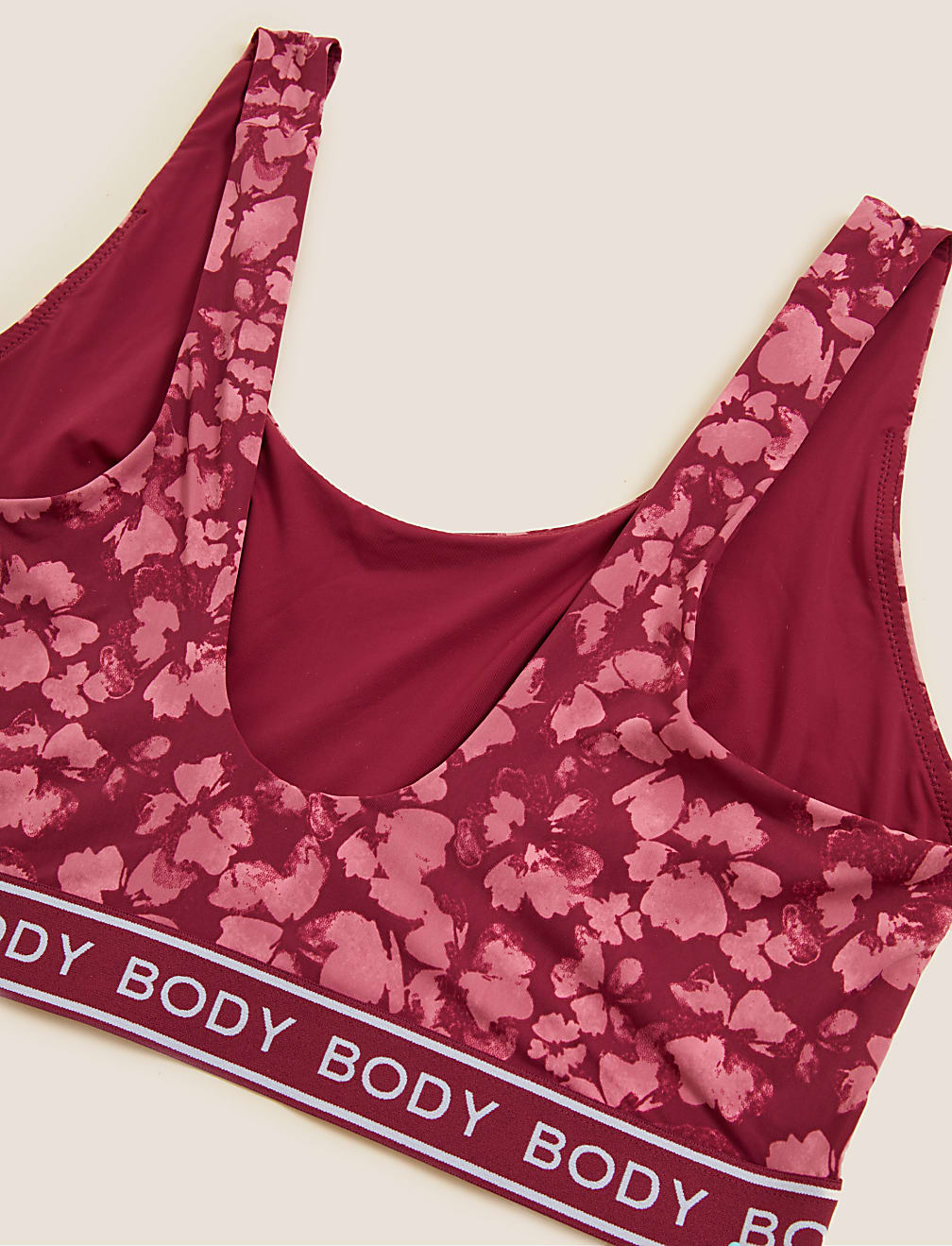 Floral Non Wired Crop Top