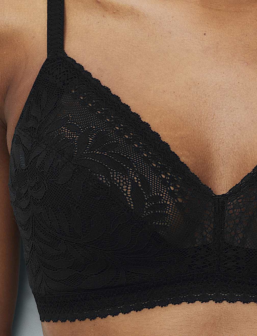 Flexifit™ Lace Non-Wired Full Cup Bra (A-E)