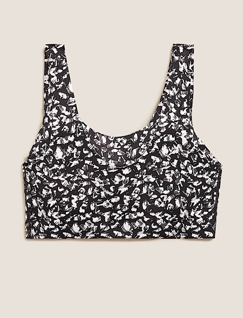 Flexifit&trade; Non-Wired Printed Crop Top