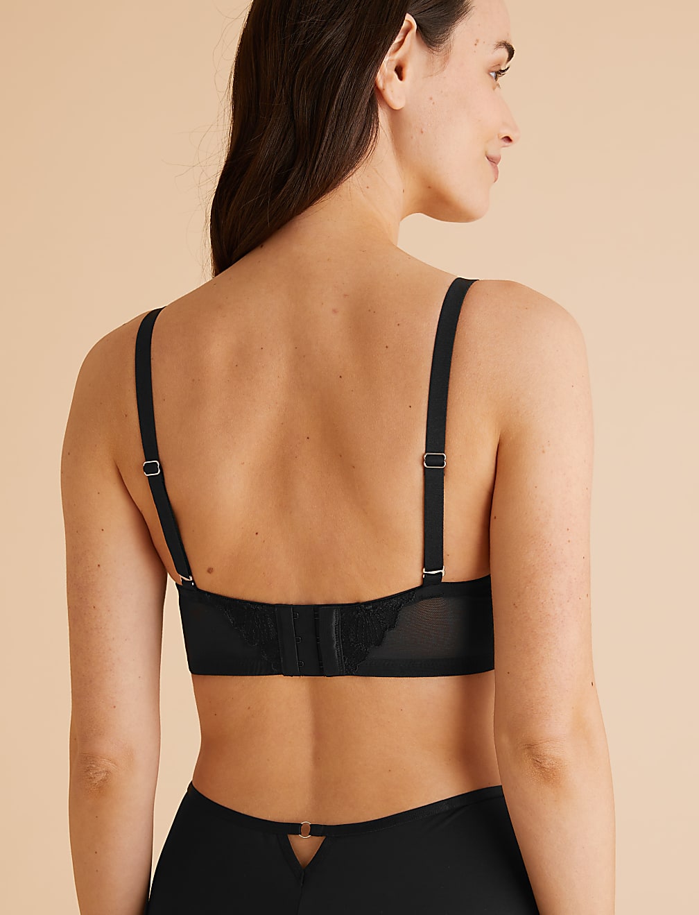Embrace Embroidered Non Wired Plunge Bra A-E