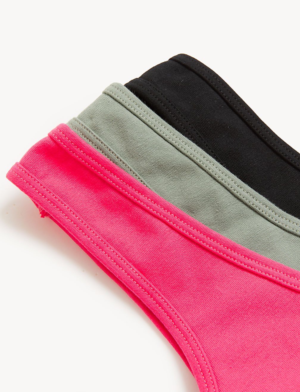 3pk Non Wired Crop Tops