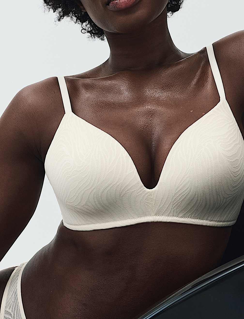 Body Lace Non Wired Plunge Bra (A-E)