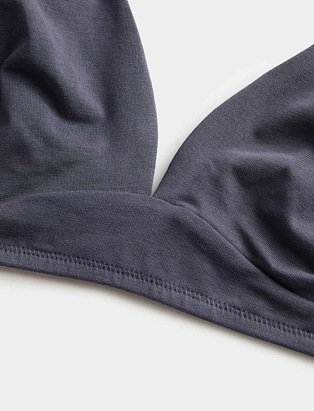 3 Pack Cotton Rich Non Wired Plunge Bras (A-E)