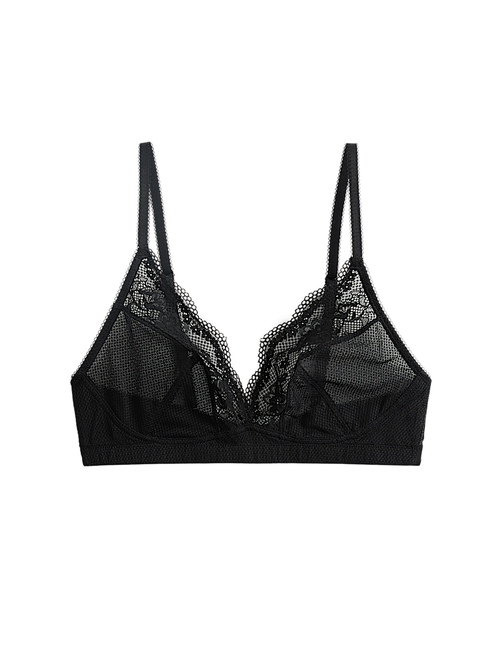 Jasmine Lace Non Wired Plunge Bra (A-E)