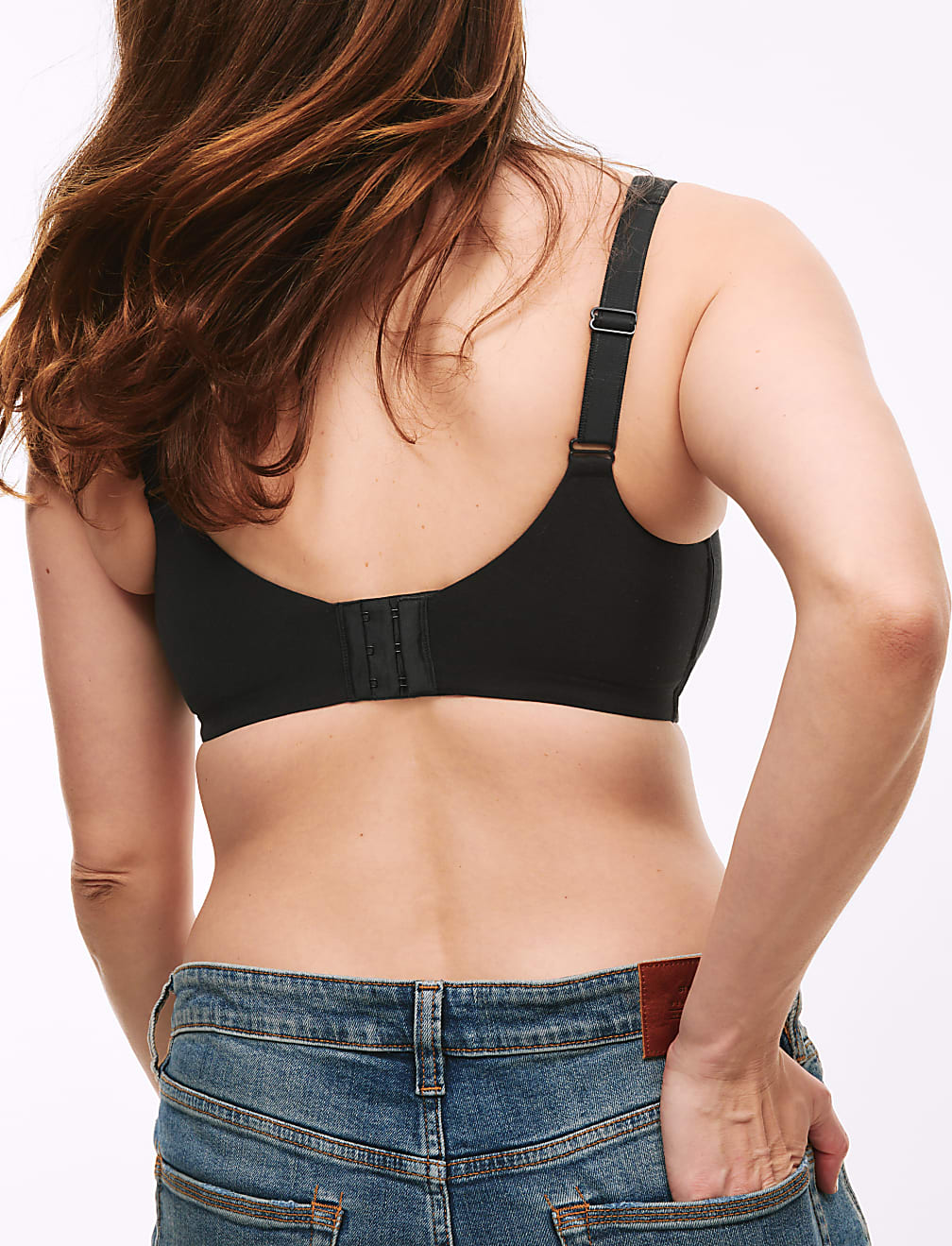 Cotton & Lace Non Wired Total Support Bra