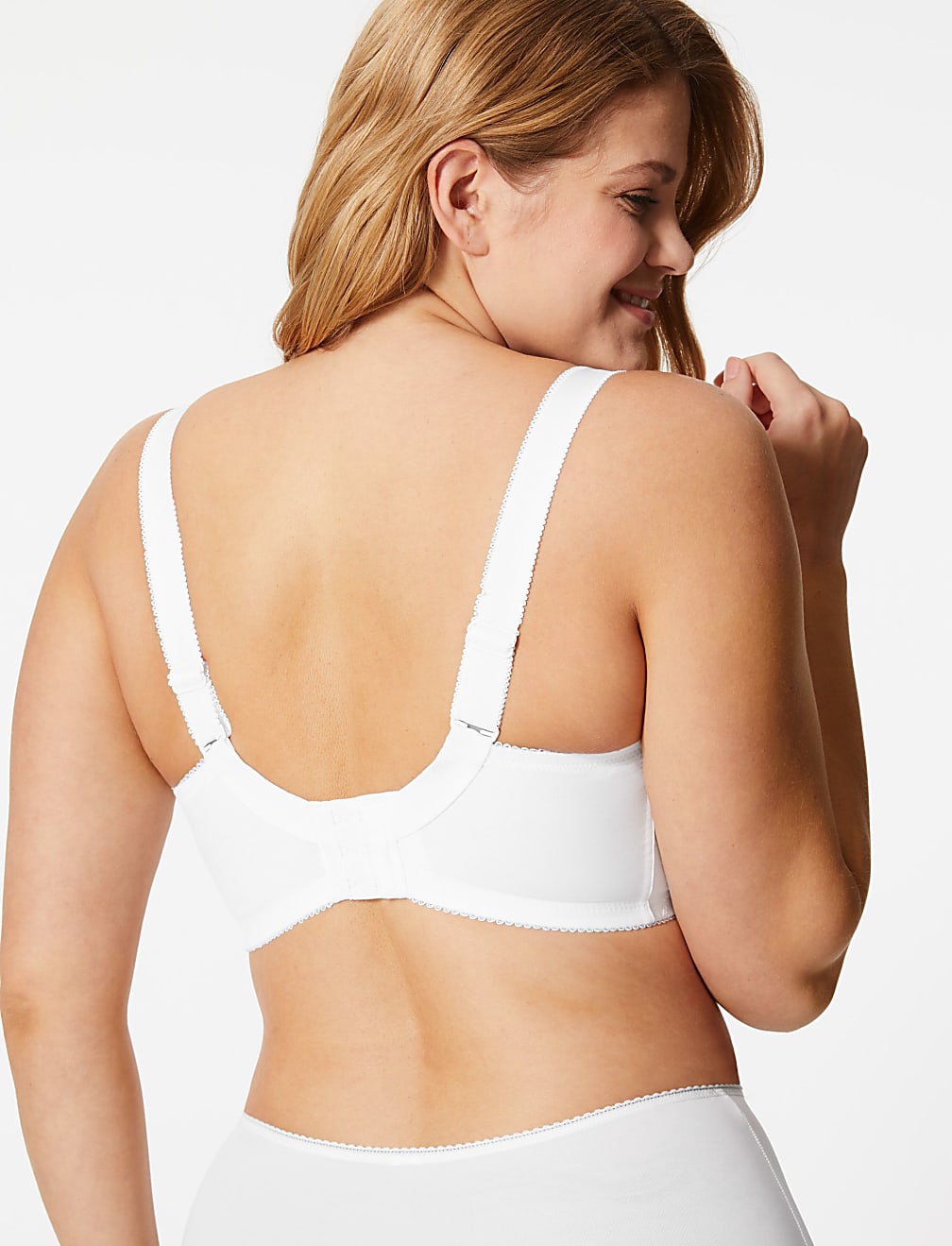 Total Support Jacquard & Lace Full Cup Bra
