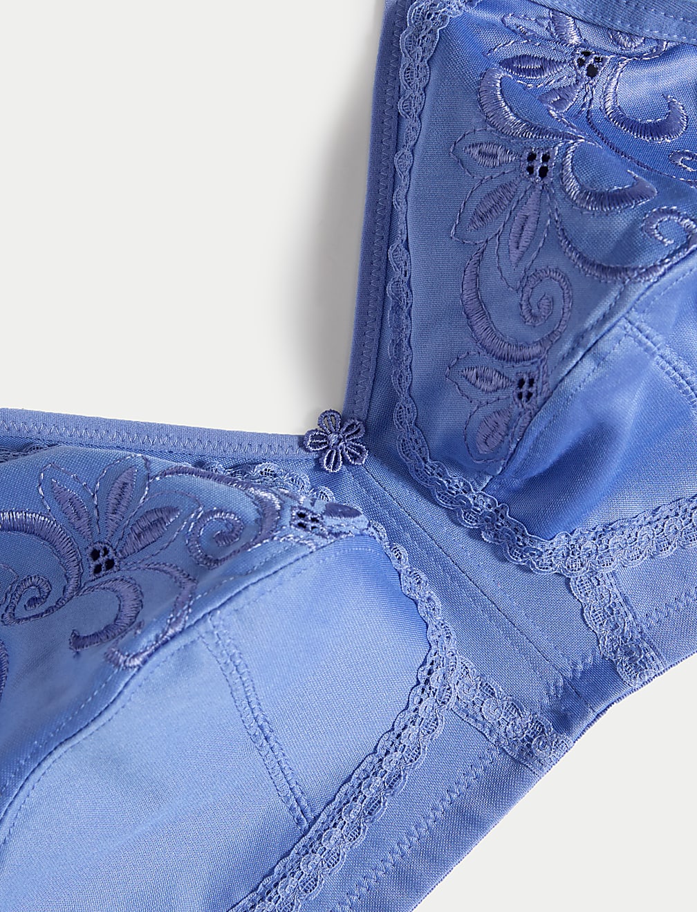 Total Support Embroidered Full Cup Bra B-G