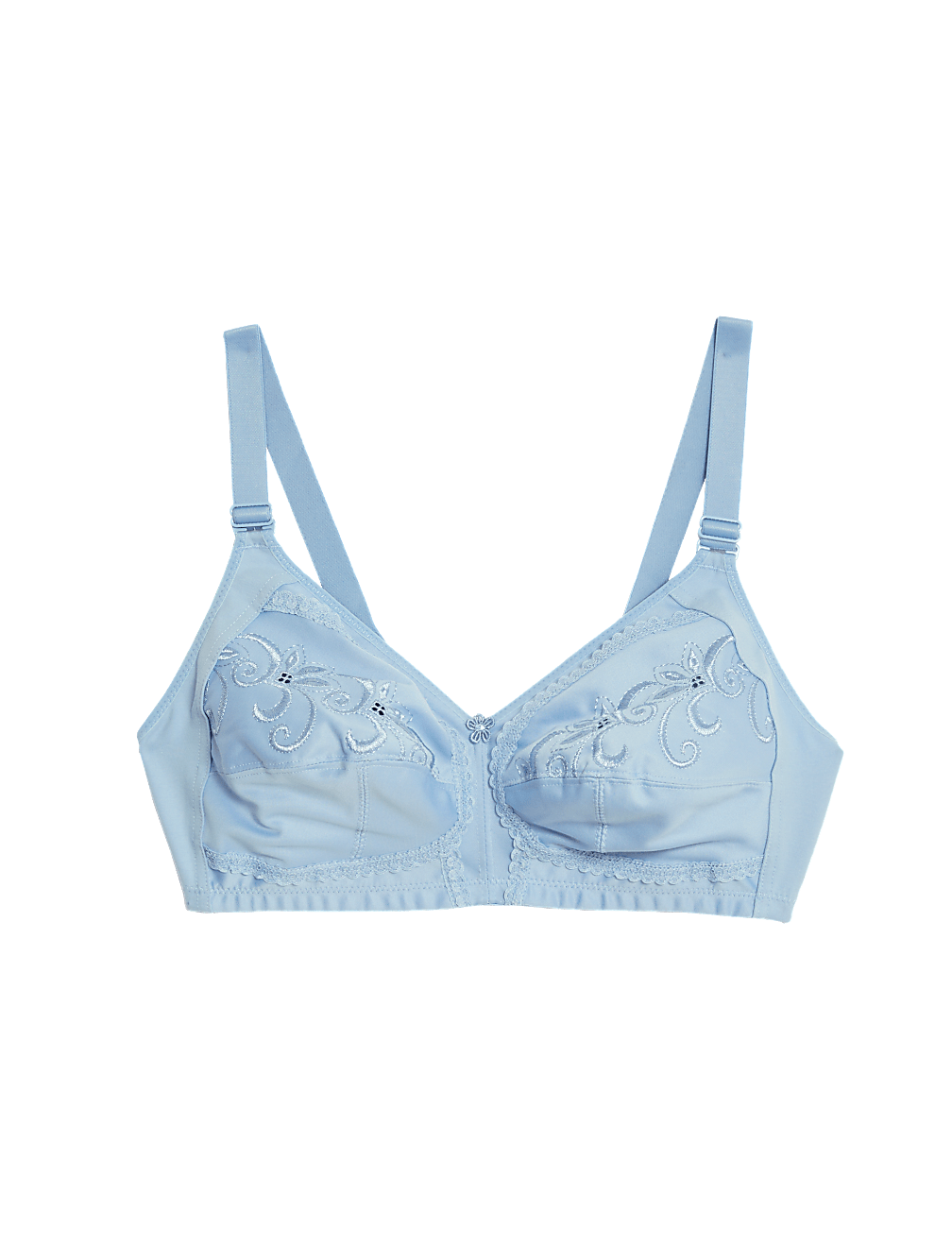 Total Support Embroidered Full Cup Bra B-G