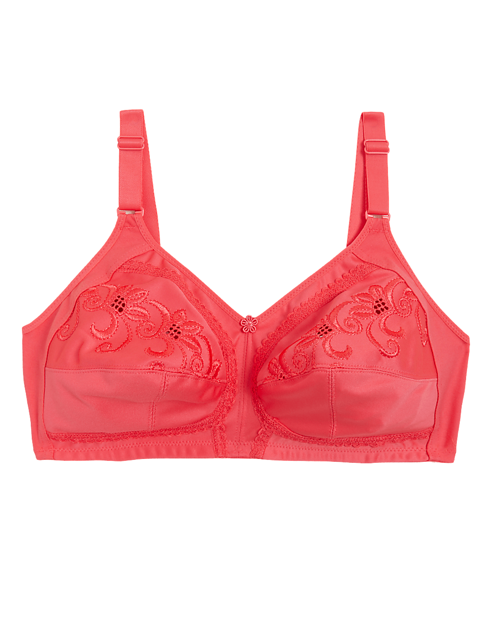 Total Support Embroidered Full Cup Bra