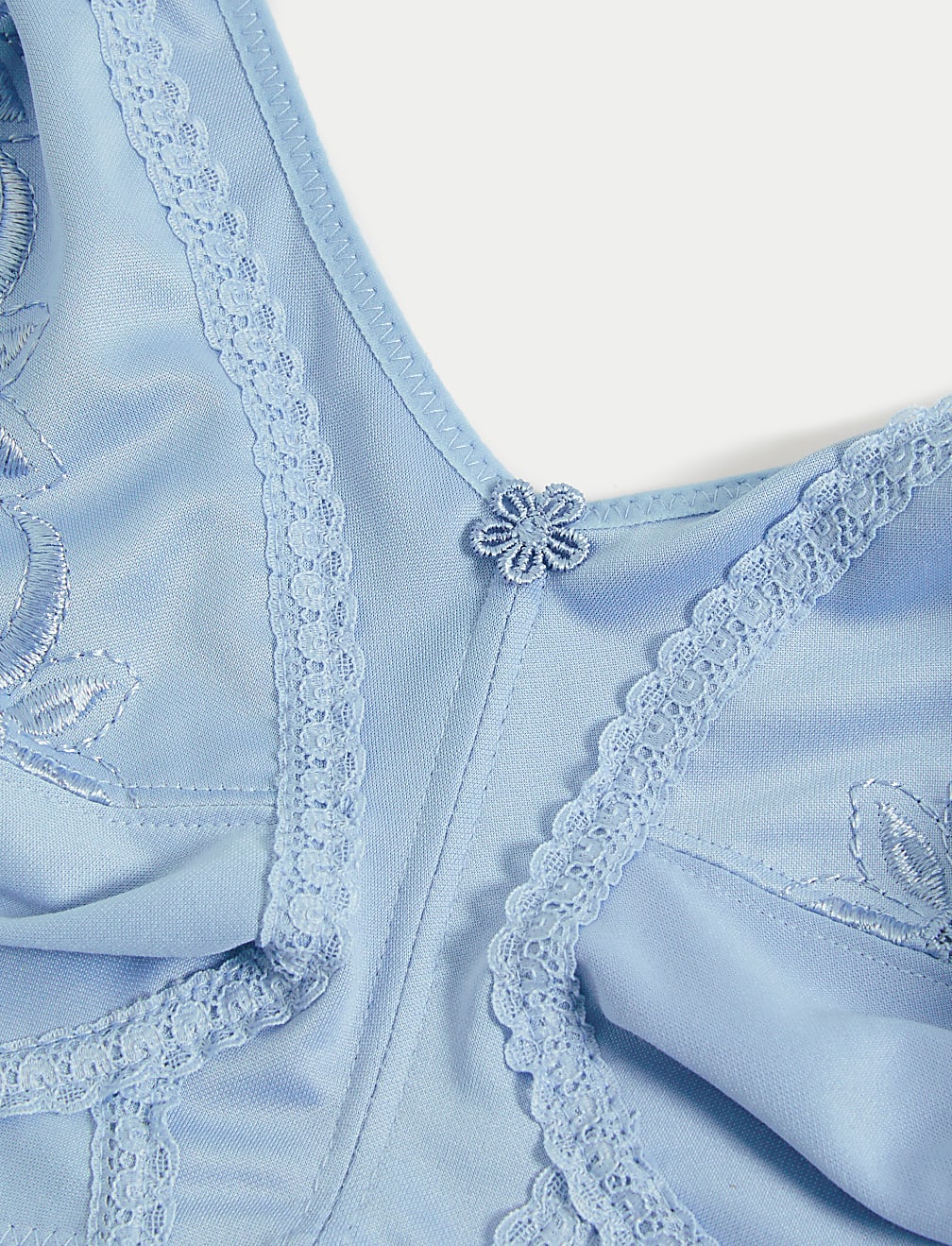 Total Support Embroidered Full Cup Bra
