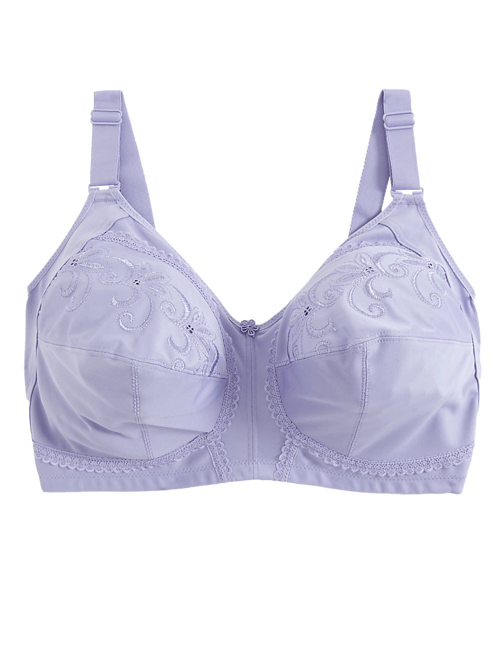 Total Support Embroidered Full Cup Bra