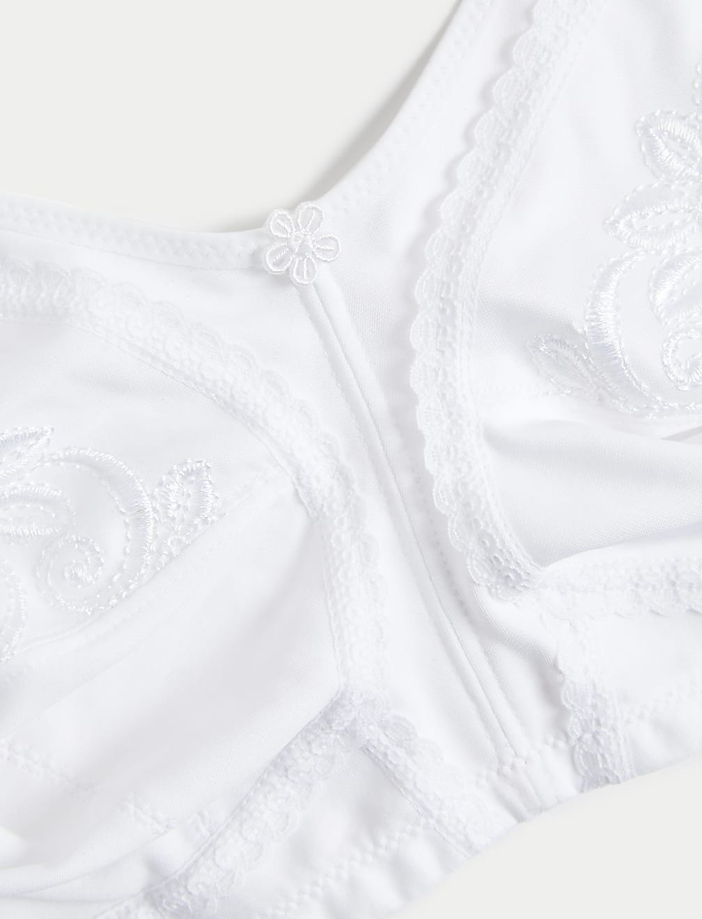 Total Support Embroidered Full Cup Bra