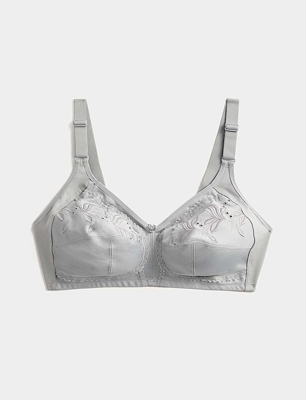 Embroidered Total Support Full Cup Bra (A-K)